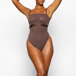 SKIMS Sheer Sculpt Bandeau and High Waisted Thong Set!